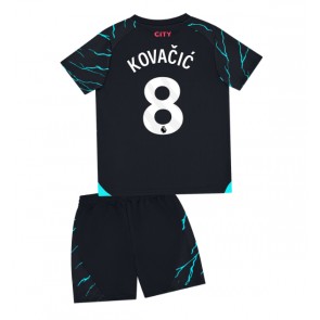 Manchester City Mateo Kovacic #8 Tredjeställ Barn 2023-24 Kortärmad (+ Korta byxor)